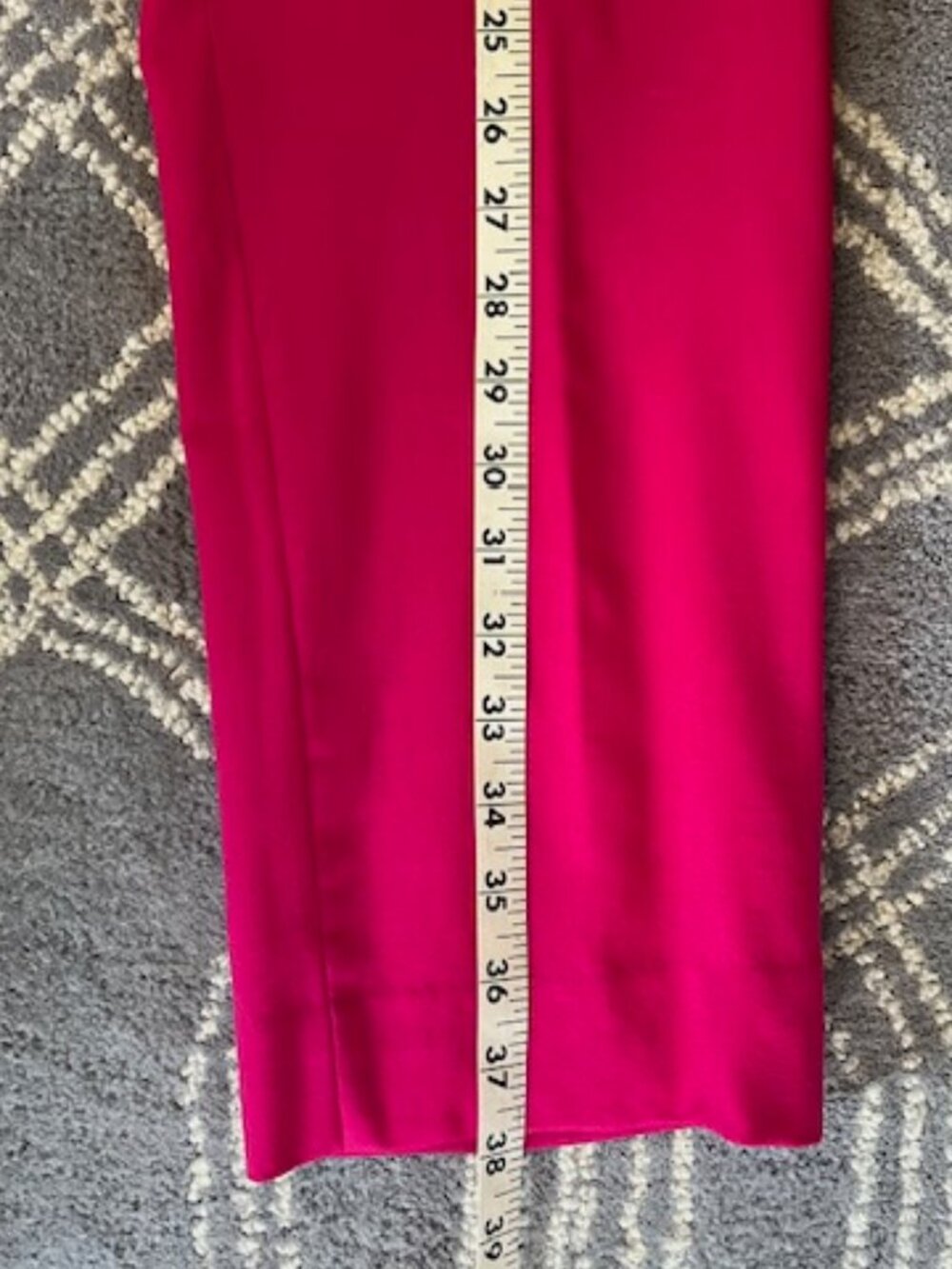 Banana Republic Ryan Vibrant Pink Pants Woman's Size 10 - Picture 8 of 11